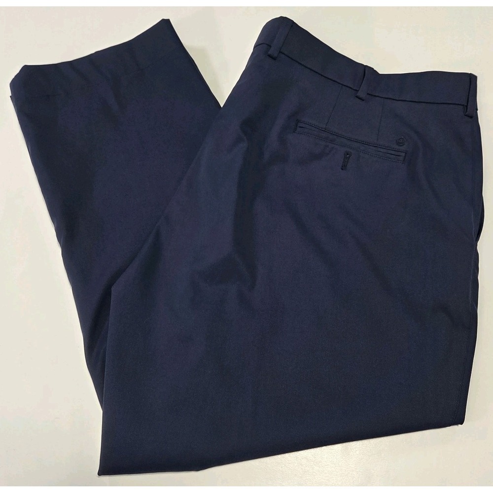 Peter Millar Mens EB66 Performance Five Pocket Pants 44/26 Navy Blue Chino Golf